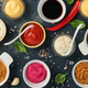 condiments on table
